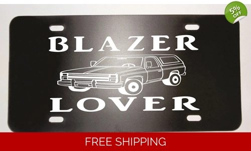 Chevy Blazer License Plate more items listed forsale Great Gift For Friend